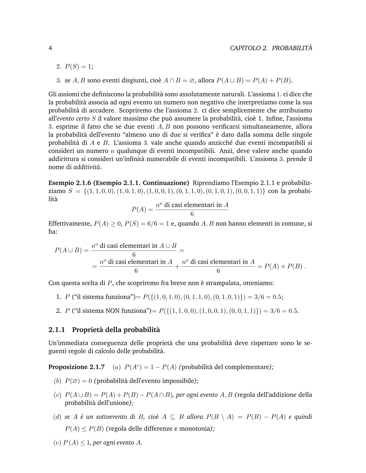 Probabilità e Statistica